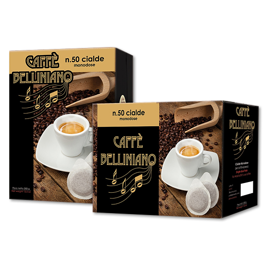 Caffé Belliniano 50 Cialde 350 g Arabicaffé