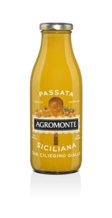 Passata con Ciliegino Giallo Siciliano 520g AGROMONTE