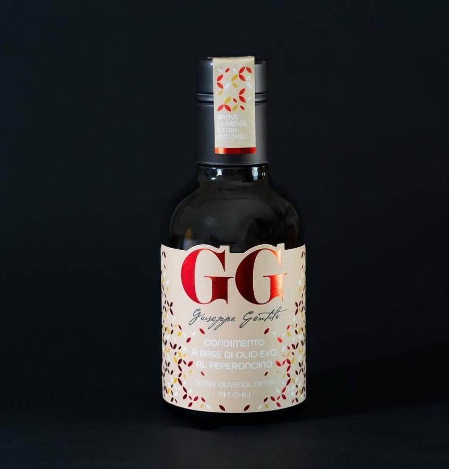Condimento a Base di Olio EVO al Peperoncino 0,25L GIUSEPPE GENTILE