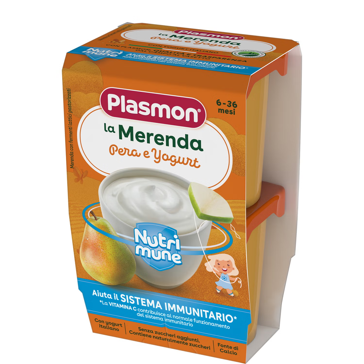 La Merenda Pera e Yogurt 240g PLASMON