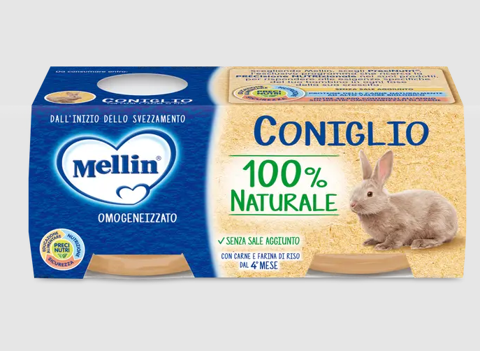 Mellin Omo Coniglio 2x80g