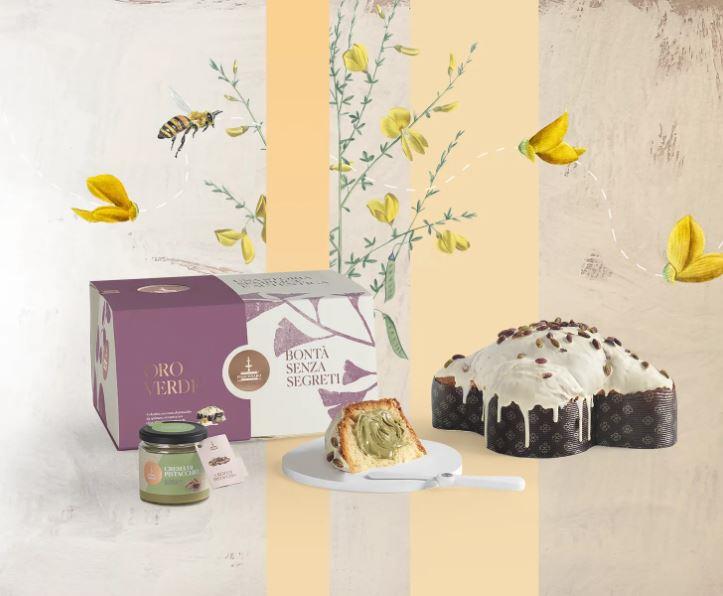 Colomba Oro Verde + Crema di Pistacchio 1kg FIASCONARO