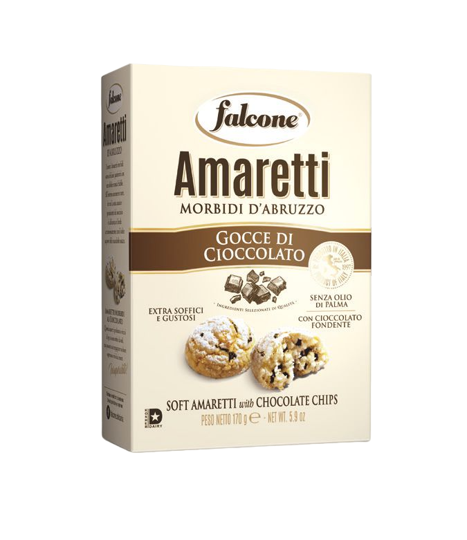 Amaretti Morbidi Gocce di Cioccolato 170g FALCONE