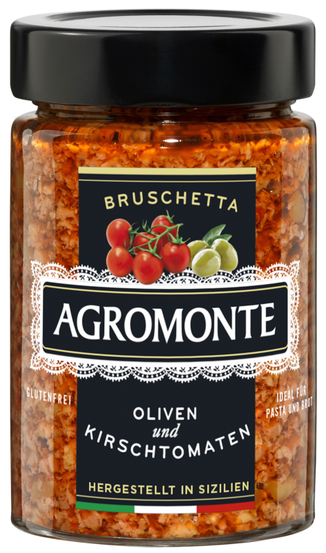 Pane & Pasta di Olive e Ciliegino 200g AGROMONTE
