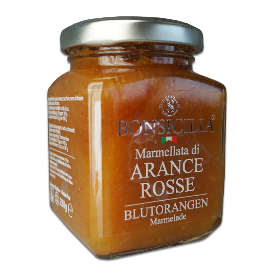 Marmellata di Arance Rosse / Marmelade aus Blutorangen 250g BONSICILIA